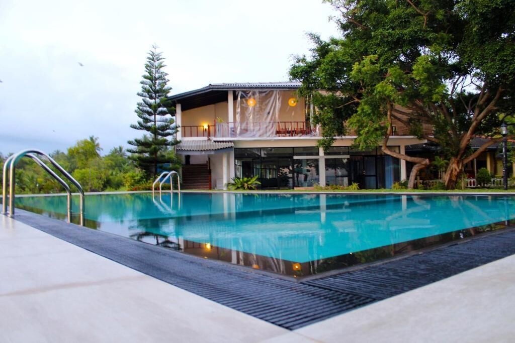 Majoituspaikan julkisivu