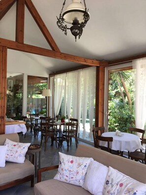 Daily buffet breakfast (EUR 8 per person)