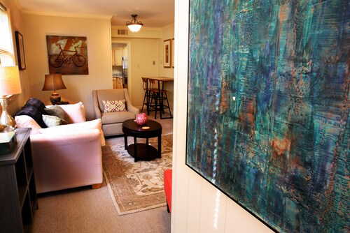 Charming and Cozy Living in the Brown Door Cottage