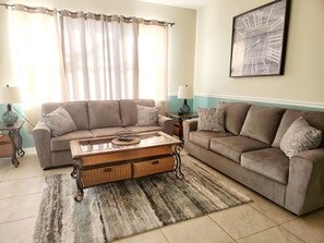 TV, video games, DVD player, table football