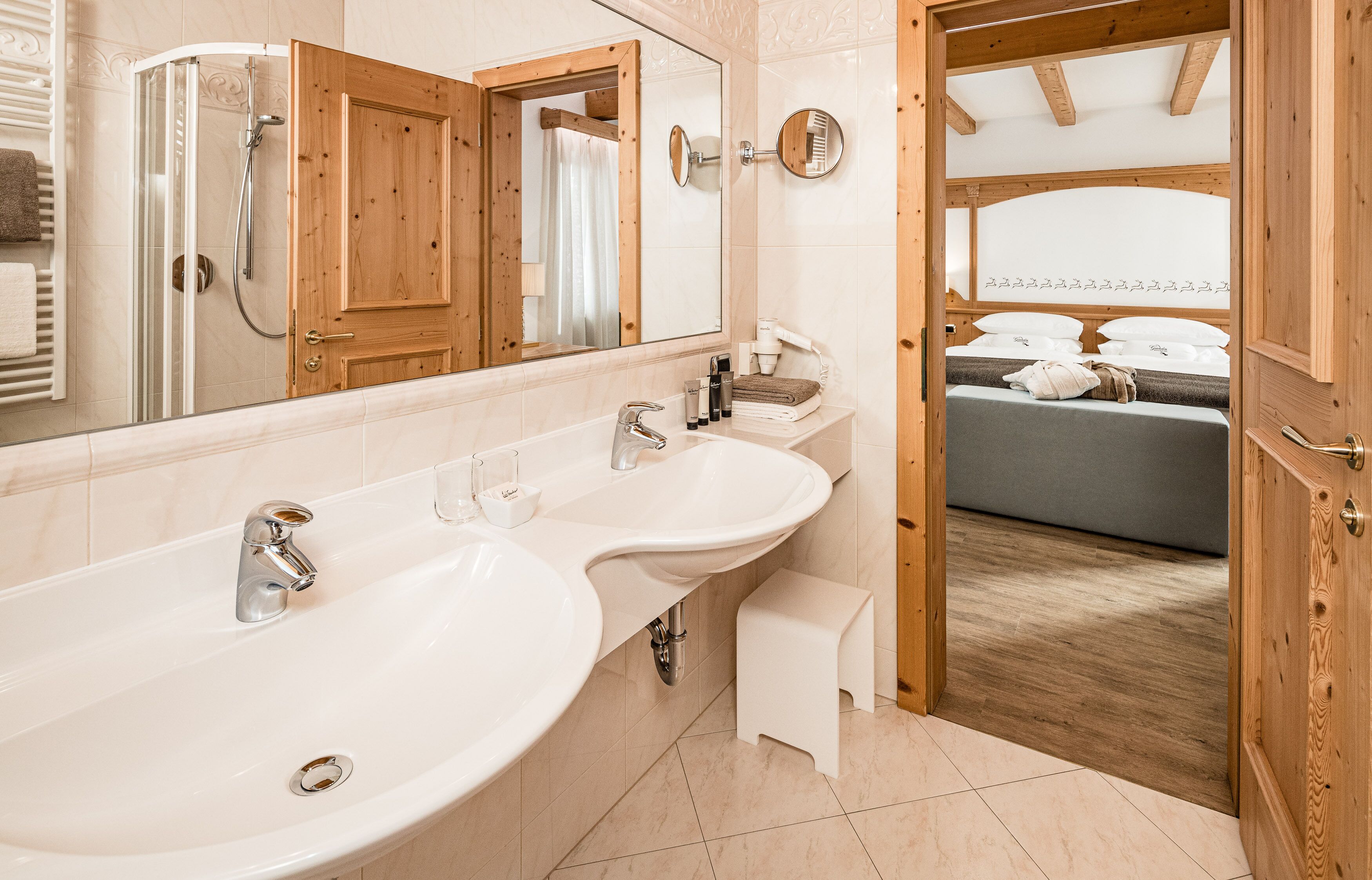 suite | bathroom | free toiletries, hair dryer, bathrobes, slippers