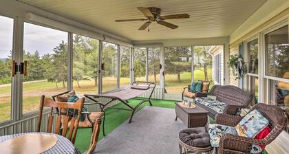 Finger Lakes Retreat w/ Sunroom, Fire Pit & BBQ!