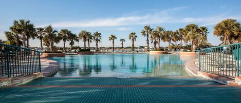 Indoor pool, outdoor pool