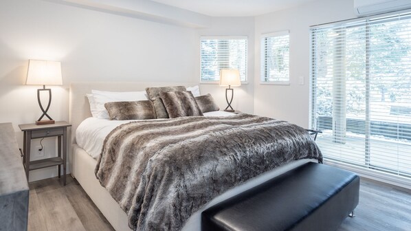 4 chambres, fer et planche à repasser, accès au Wi-Fi (inclus)