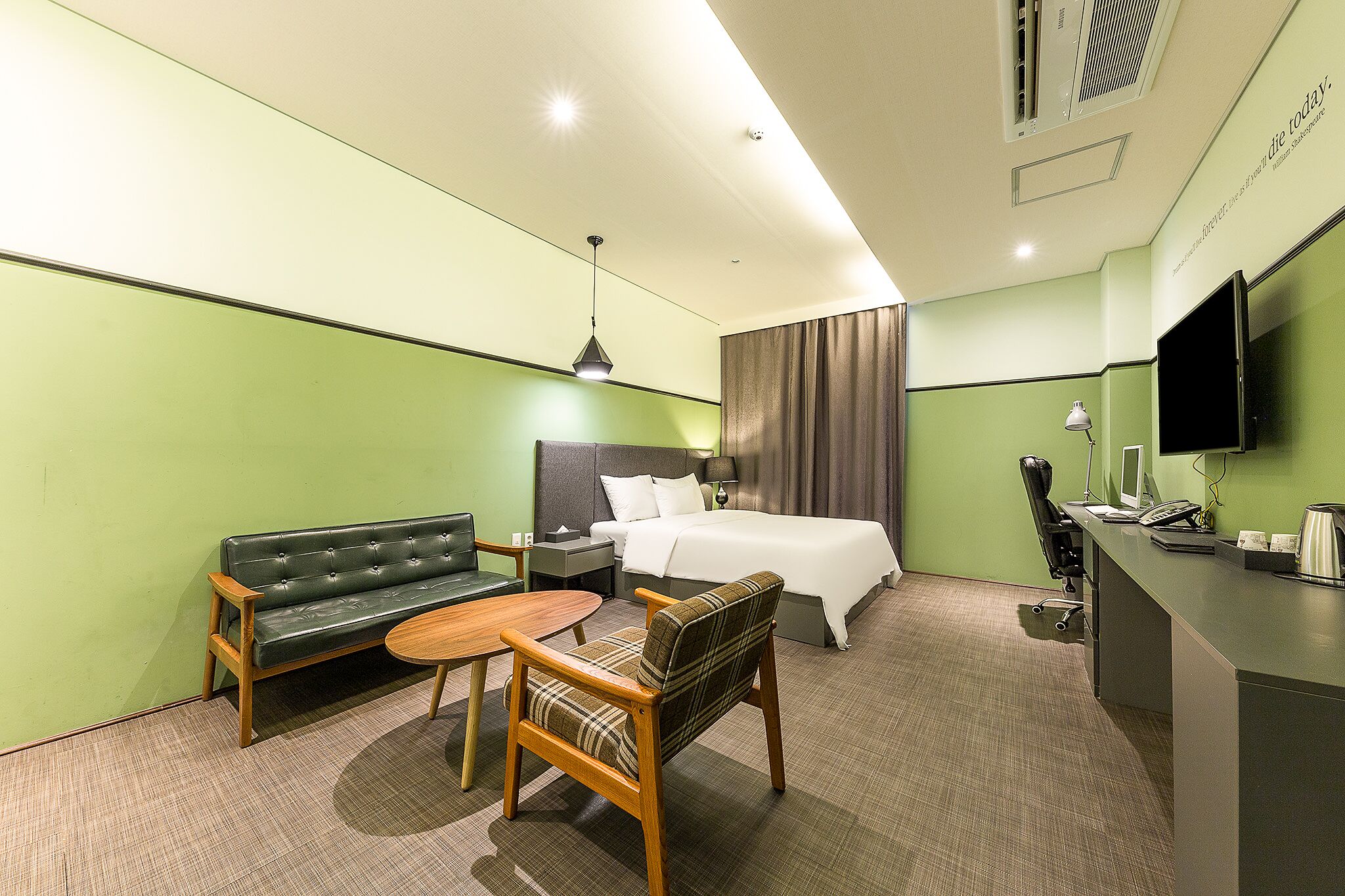 free minibar, desk, laptop workspace, blackout curtains