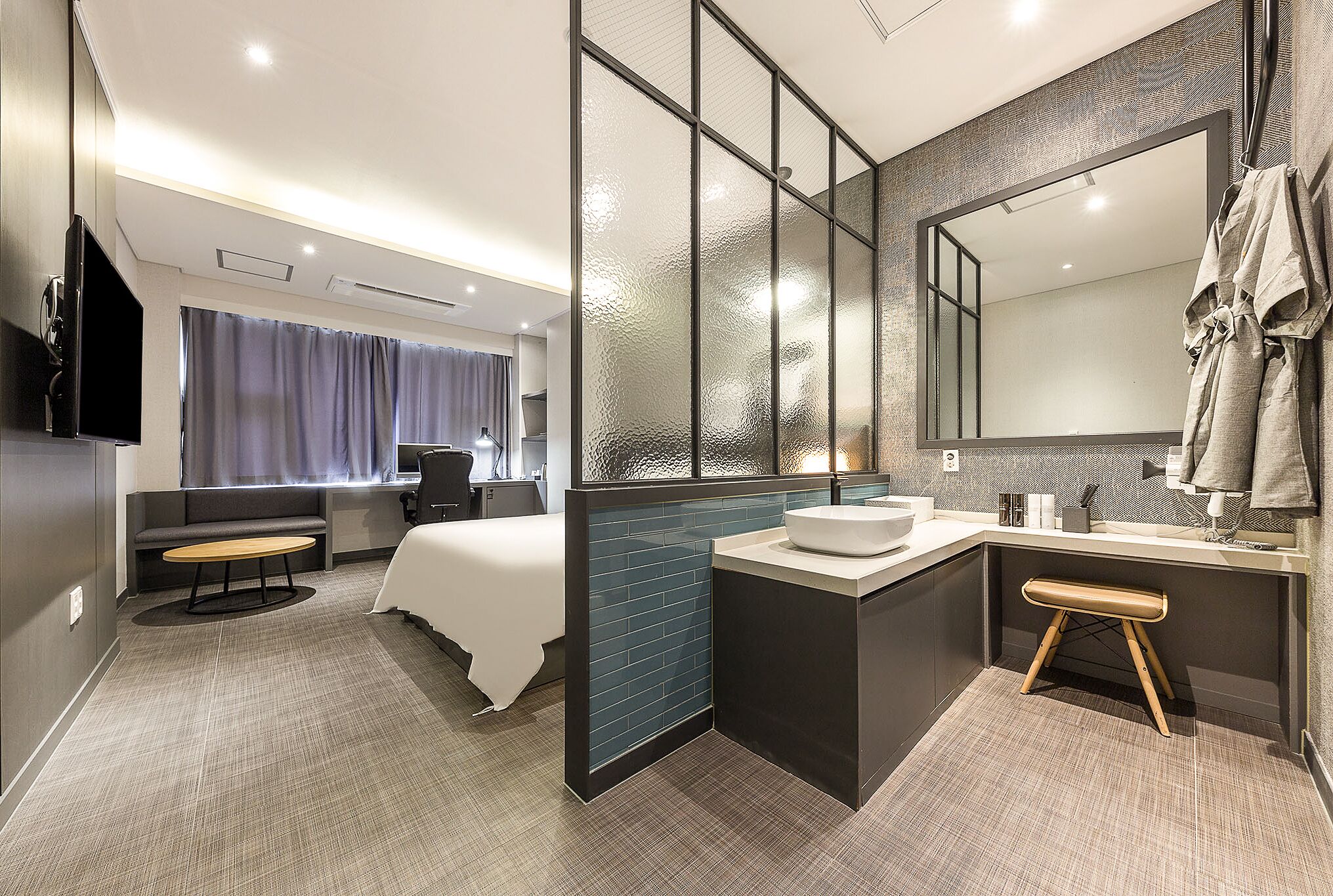 superior room (a) | free minibar, desk, laptop workspace, blackout curtains