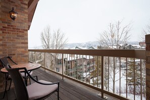 Outdoor dining - CX343 | Nice Views | Ski In/Out | Vaulted Ceilings | Winter Shuttle | Hot Tub (Steamboat Springs)