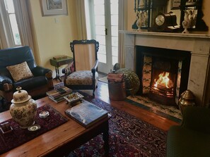 Fireplace - Braeside Guest House (Swellendam)