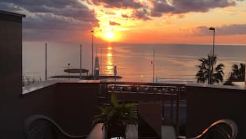 Standard Double Room, Balcony, Sea View | Terrace/patio