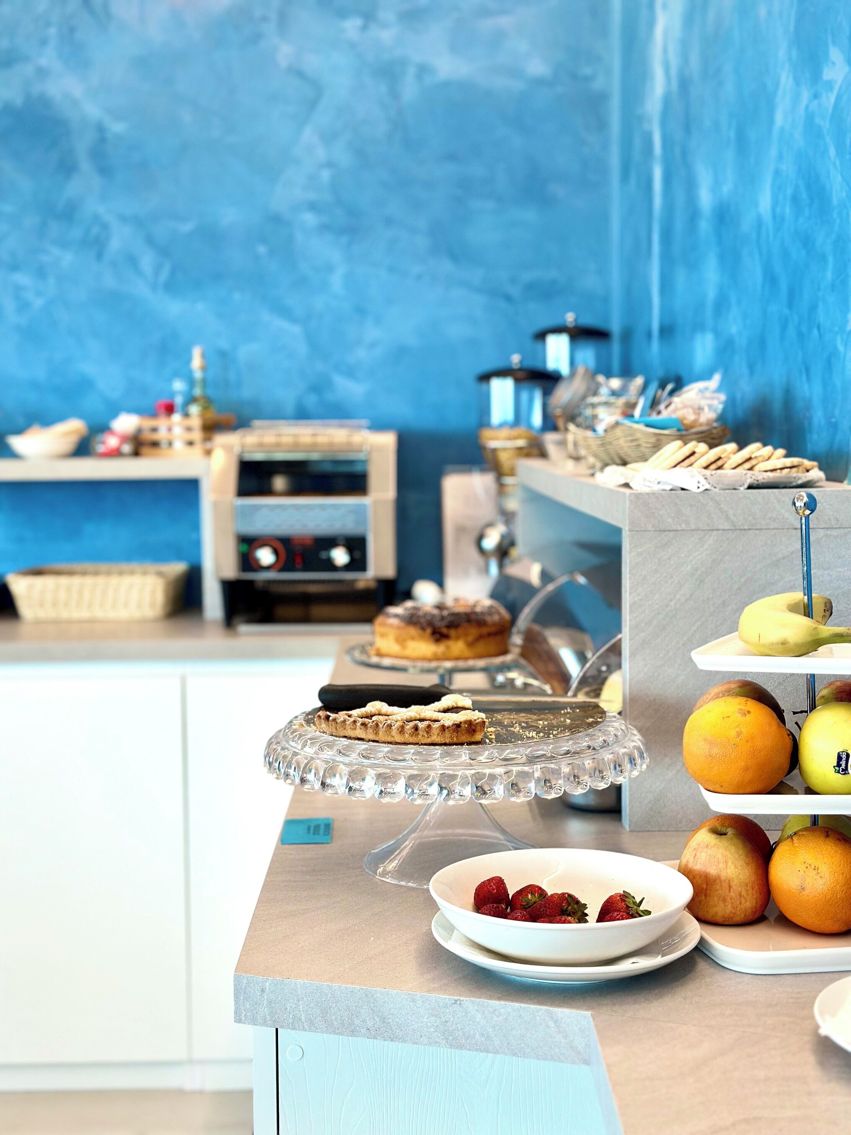 buffet breakfast for a fee