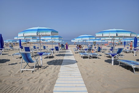 Beach nearby, white sand