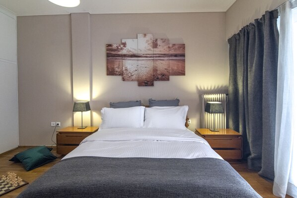 Apartment, Balkon | 1 Schlafzimmer, Schreibtisch, Bügeleisen/Bügelbrett, kostenloses WLAN