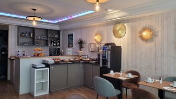 Daily buffet breakfast (EUR 12 per person)