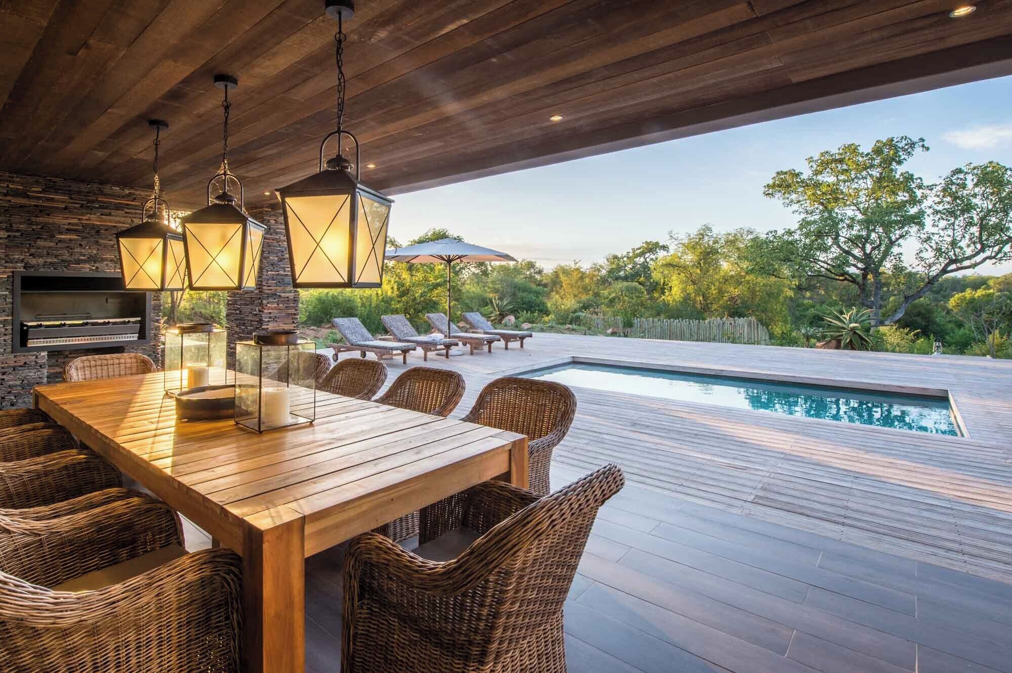 Bangalô conforto, 4 quartos | Terraço/pátio