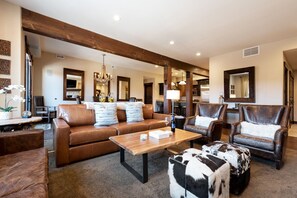 TV, fireplace, DVD player