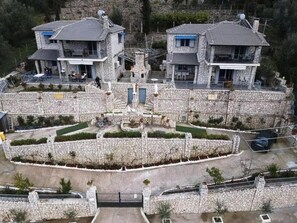 Front of property - Stone Maisonettes (Aigialeia)