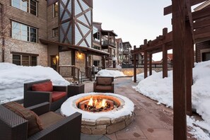 Terrace/patio - Ski Dates Open! Inviting Ski Condo with Golf Course Views and Grill! (Park City)