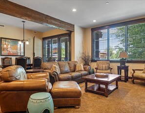 TV, fireplace, DVD player, stereo