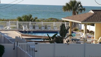 View from Balcony of Pool and Grill Area