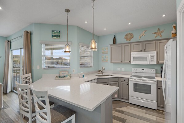 Fridge, microwave, oven, stovetop - 2BR Beachwalk Condo | Short Walk to the Beach (Destin)