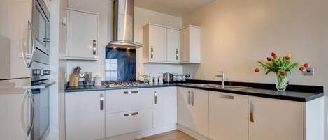 Microwave, oven, dishwasher, toaster