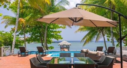 Maison ultime en bord de mer avec bateau, piscine, planches à pagaie, quai privé et plus