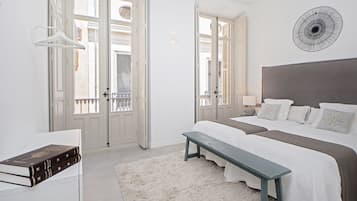 2 dormitorios, tabla de planchar con plancha, Internet y ropa de cama