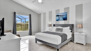 3 bedrooms, iron/ironing board, travel cot, WiFi