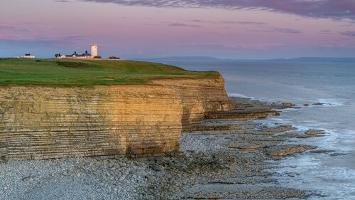 Ariel a lighthouse keepers cottage with accommodation for up to five guests.