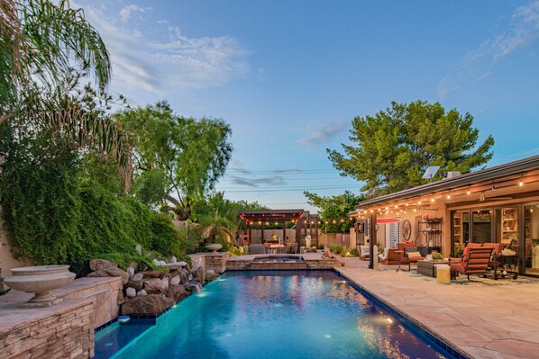 Alberca al aire libre 