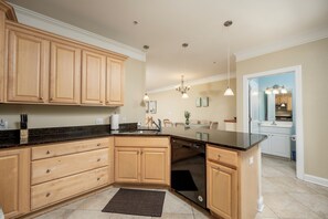 Microwave, dishwasher