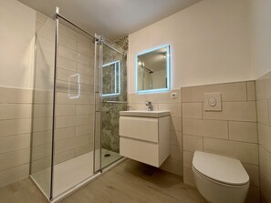 Shower, hair dryer, bidet