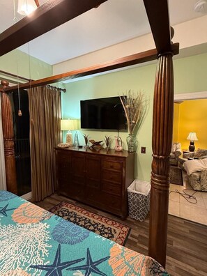 2 bedrooms, iron/ironing board, free WiFi, bed sheets - Serenity by the Sea - Spacious End Unit Suite w/ Coastal Gulf Views - Lg Balcony (Panama City Beach)