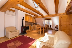 TV connectée, cheminée