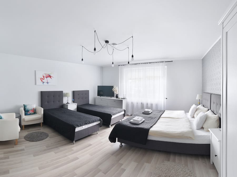 Standard Quadruple Room | Desk, iron/ironing board, free cribs/infant beds, free WiFi