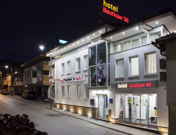 Front of property - evening/night