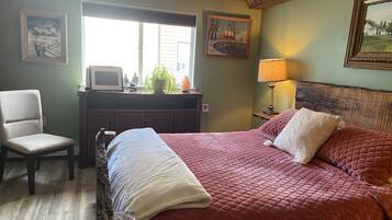 1 bedroom, iron/ironing board, travel crib, free WiFi