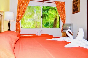 1 sovrum, internet och sängkläder