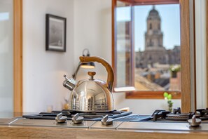 Blick von der Unterkunft