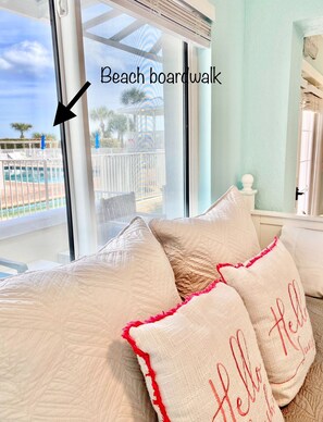 Interior - Still enjoy the beach! December 1-19 pool & hot tub refurbished special price (Cape Canaveral)