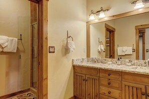 Shower, towels