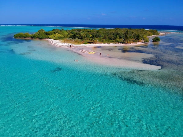 Chaises longues, serviettes de plage