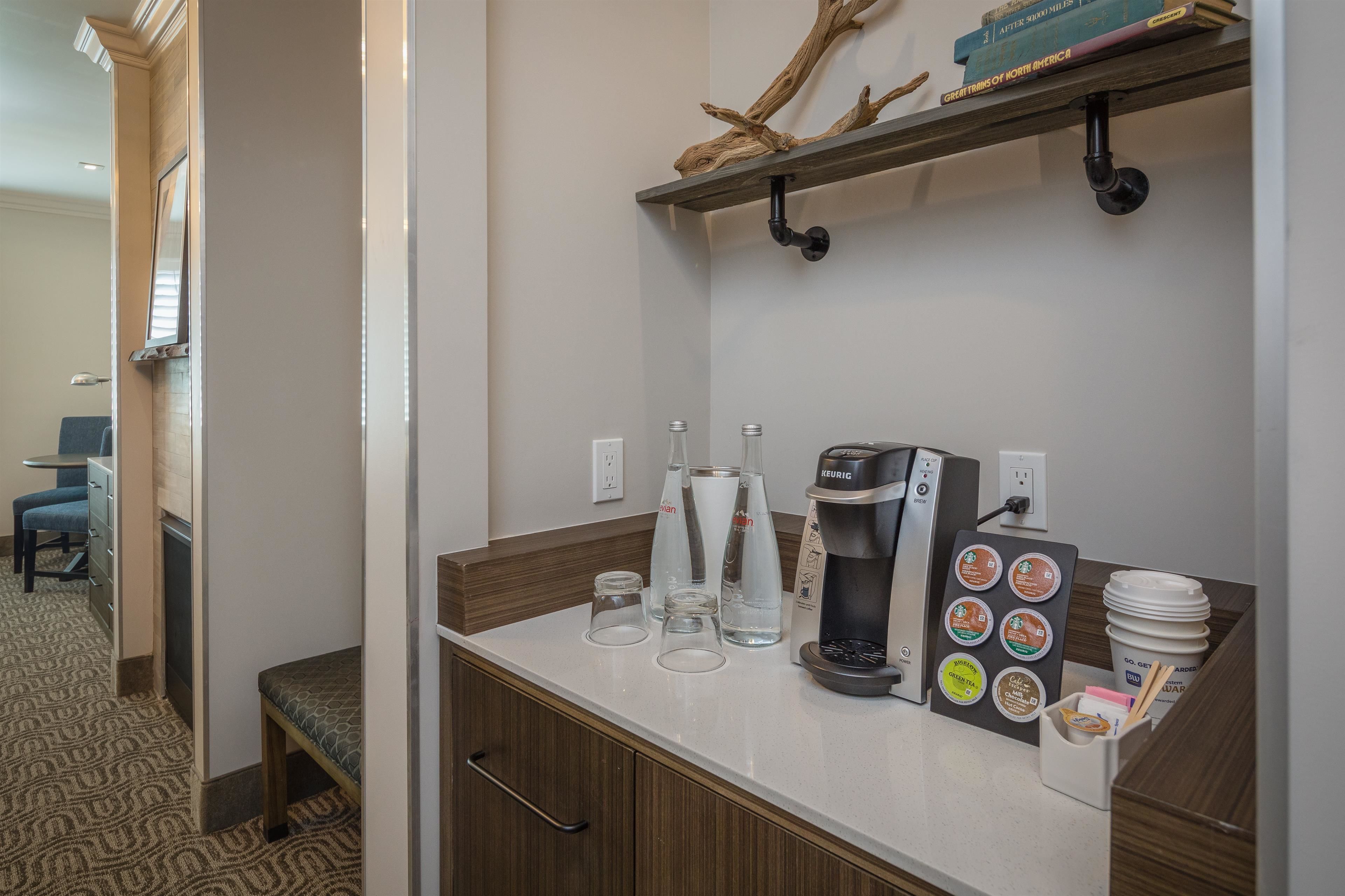 desk, laptop workspace, iron/ironing board, free cots/infant beds