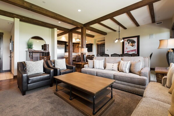 TV, fireplace, DVD player