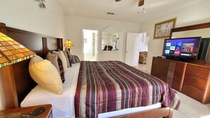 5 slaapkamers, een strijkplank/strijkijzer, gratis wifi, beddengoed