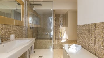 Shower, hair dryer