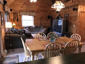 Interior - Lakefront, covered deck, huge backyard with grill, swimming, boat & kayaks!  (Wetmore)