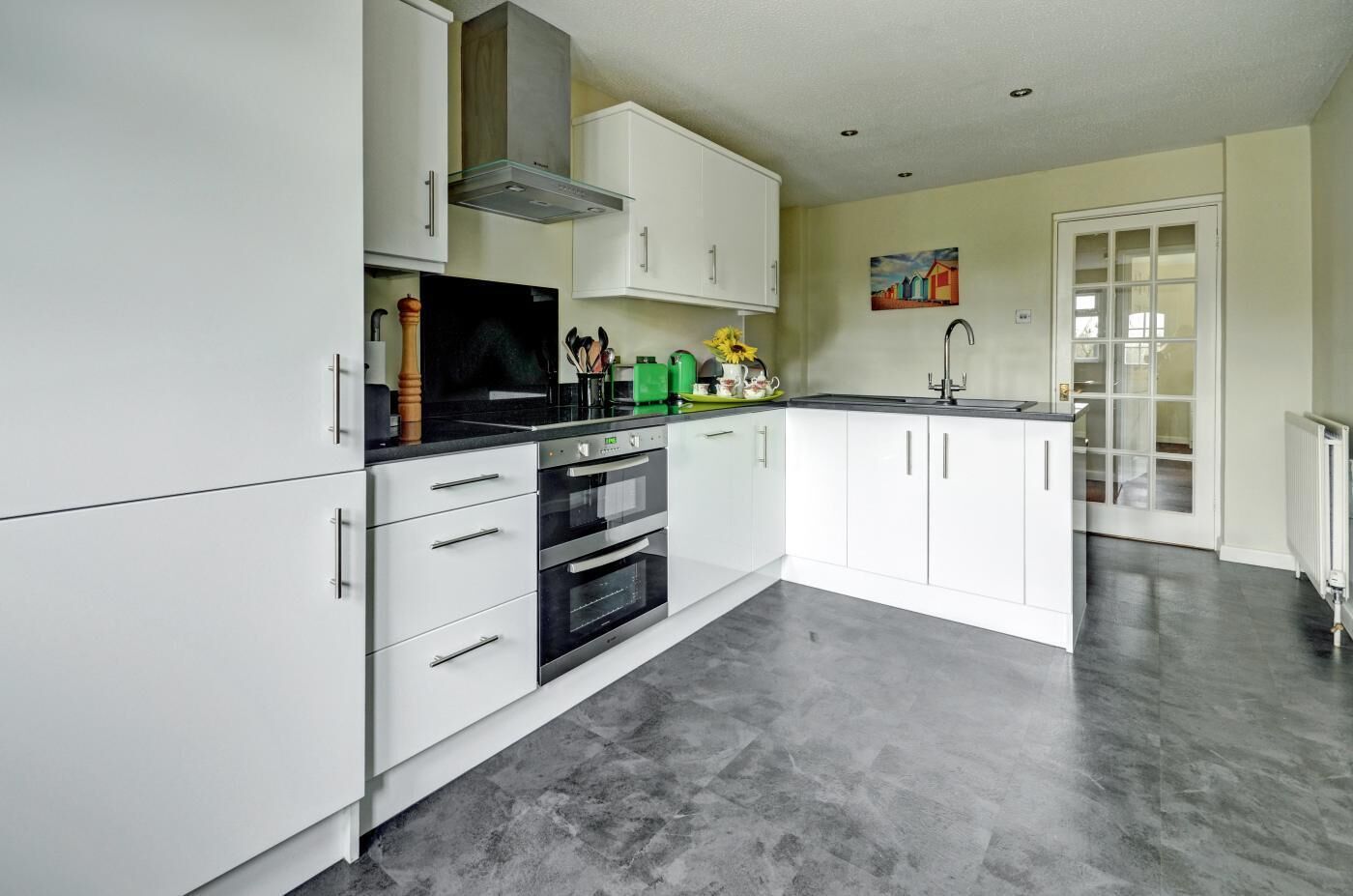 Microwave, oven, dishwasher, toaster