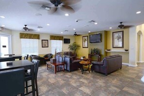TV, DVD player - Charming Resort Home: Perfect for Families, Fun Guard Gated Resort near Disney! (Kissimmee)