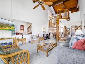 TV, DVD player - Suite Paradise! Kitchen Perks, Washer/Dryer, WiFi, Scenic Lanai–Kamaole Sands 1402 (KIHEI)